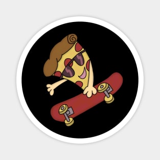 Pizza Skateboarder Magnet